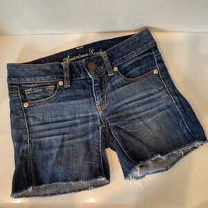 AE American Eagle Outfitters Stretch Jean Denim Shorts Size 00